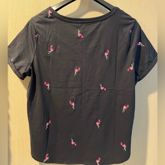 Vintage America Medium Weight Easy Fit Cotton Blend Embroidered Jersey Top - Picture 4 of 13